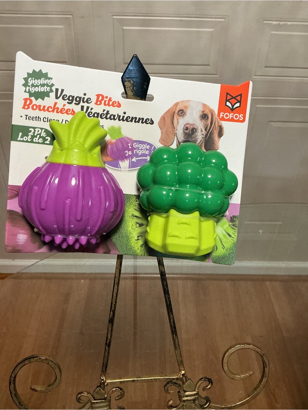 Brand New Fofos Veggie Bites Giggle Set Of Dot Toys Teeth Clean
